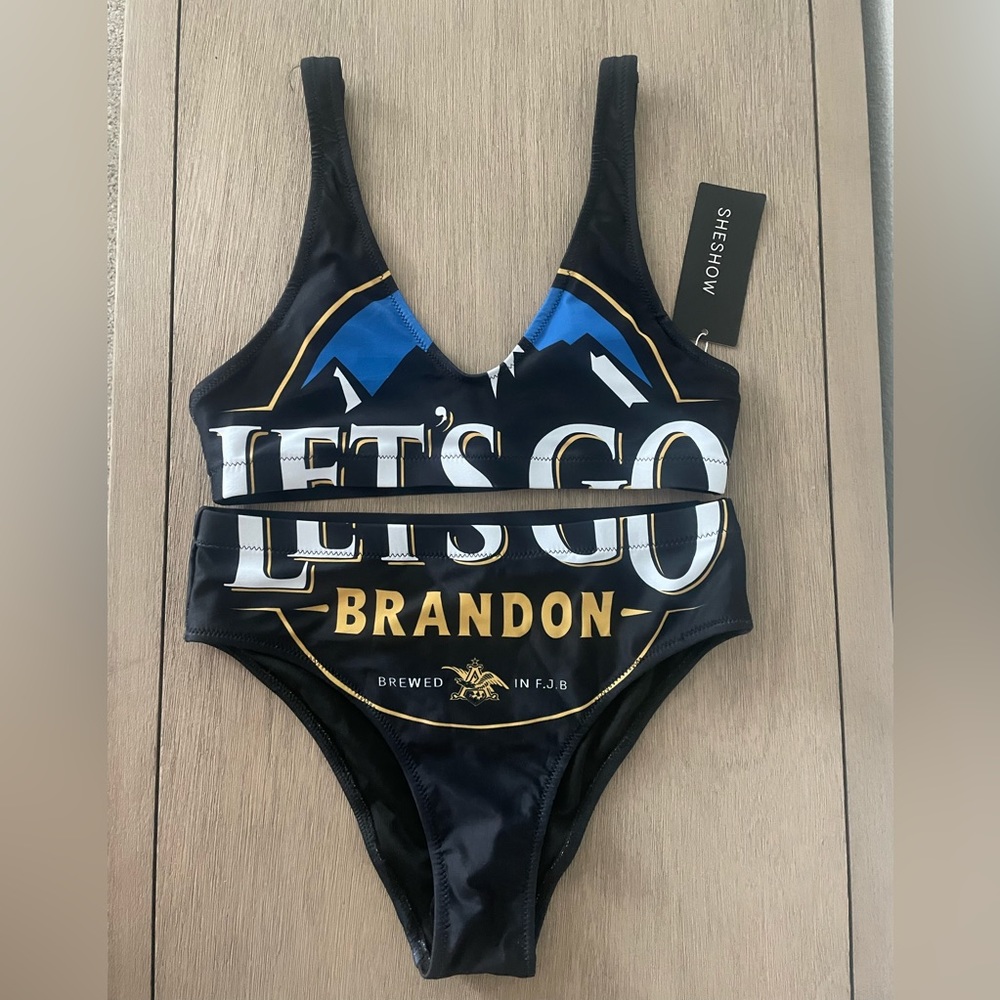 Let’s Go Brandon Swim Suit